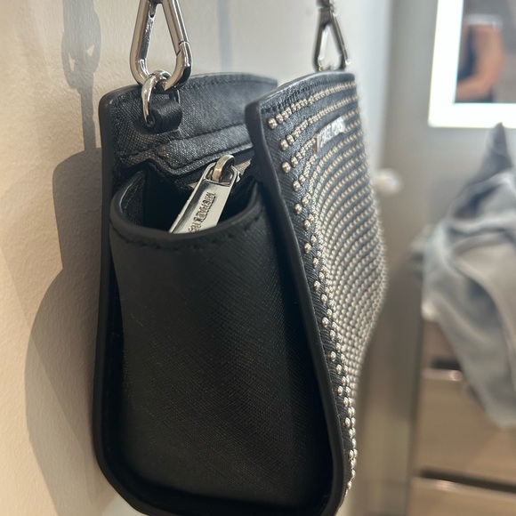 Michael Kors Black Crossbody Bag with Silver Studs - Picture 8 of 15